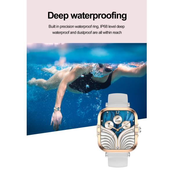 NFC Function HD Retinal Screen Smart Watch HK82 Supports Hundred Sports Modes