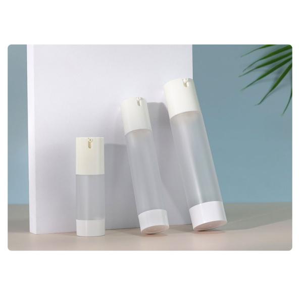 Airless Lotion Bottle 50ml 30ml 100ml Color Skincare Plastic Bottles Refillable Airless Skincare Packaging