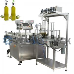 China Fully Automatic Filling And Capping Machine Screw Cap Locking Machine wholesale