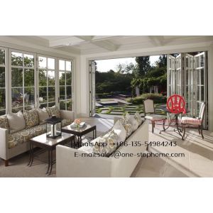 Buy cheap weather stripping glass interior folding doors,Aluminium Bi Transparent from wholesalers