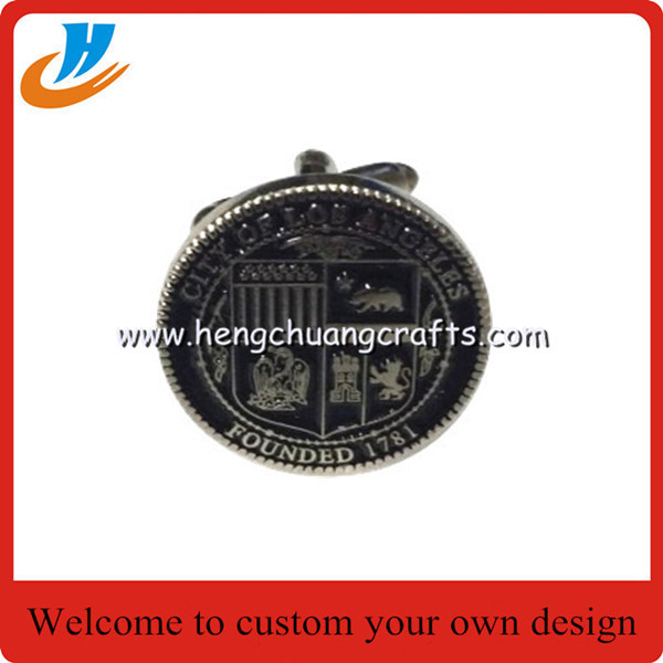 Fashion custom best price metal wedding souvenir gift cufflinks for men
