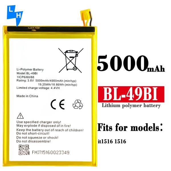 Long-lasting Power for itel 1516 BL-49BI 5000mAh lithium ion battery and Performance