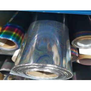 Waterproof Holographic Heat Transfer Foil Customized Size / Designs