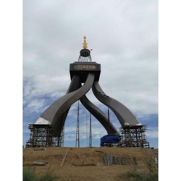 Large metal Garden colorful painting stainless steel sculpture,Stainless steel sculpture supplier