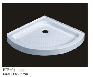 China Acrylic shower tray, shower basin,acrylic shower base HDP-1 wholesale