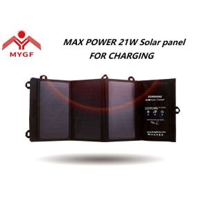 Solar Rechargeable Phone Charger , Solar Battery Charger High Efficiency