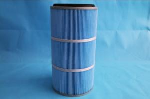 China Fire Resistance Polyester Dust Filter Cartridge Smooth Filter Media Surface on sale