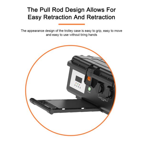 LiFePO4 Portable Power Bank Long Lasting Solar Charging Portable Power Station