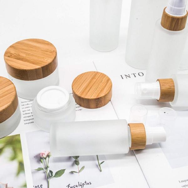 50ml 105mm Small Glass Cosmetic Bottles Containers For Cosmetics 33/410