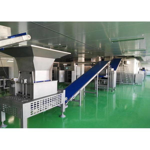 -40℃ Auto Freezing Tunnel Pastry Dough Laminator Machine For Croissant and sasuage roll