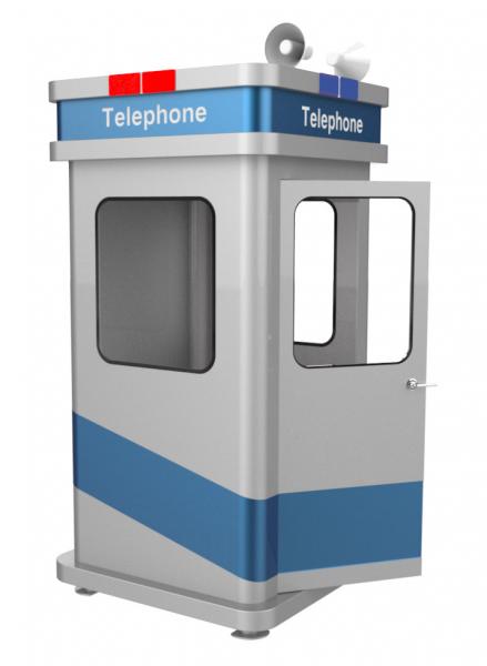 Quality Vandal-proof Industry Kiosk, Acoustic Telephone Booths, Sound-proof Kiosk with Door for sale