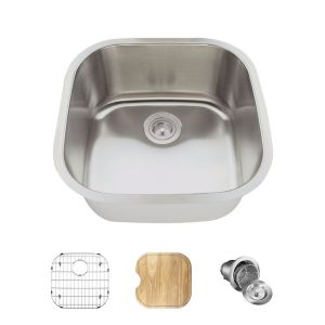 China SUS304 Undermount Stainless Steel Kitchen Sink Egypt 440*390*200mm wholesale