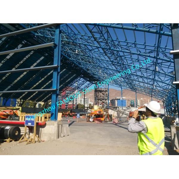 Overhead Bridge Cranes Heavy Steel Structure Workshop And Warehouse