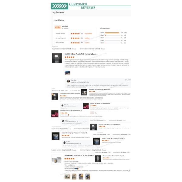 Clear Packaging Translucent Transparent Frosted PP Plastic Box Packaging