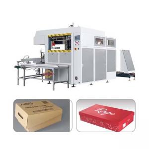 China High Speed Box Folder Gluer Machine For Shoe Box One Time Molding wholesale
