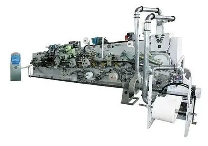 Automatic Baby Diaper Making Machine With PLC Control And Touch Screen