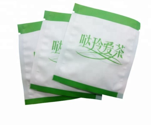 Wholesale custom printed empty tea sachet bag heat seal tea packaging bags