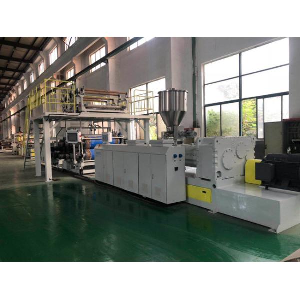 1000 - 1500kg/H SPC PVC Floor Extrusion Line Machine PVC Floor Making Machine ABB Inverter