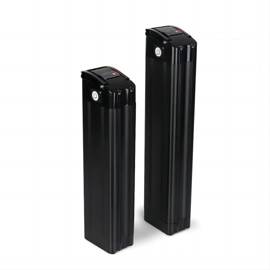 1500 Cycle Times Portable Handle 36V 10AH Black Aluminum Electric Bike Pack With Safe Lock For Electric Folding Bike