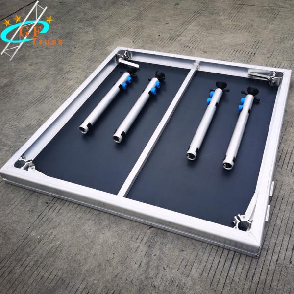 Durable 4Legs Portable Aluminum Folding Stage 1.22*1.22M