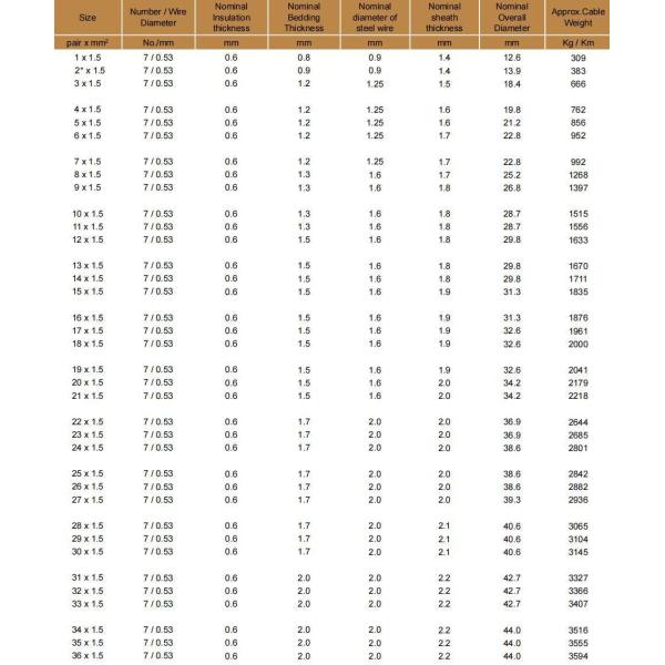 300/500V PE/PVC Insulated Overall Screened Instrument Cable