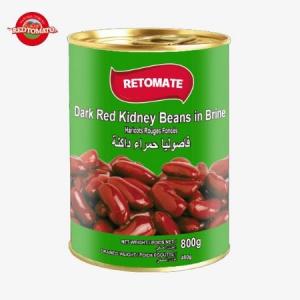 China Red Kidney Canned Food Beans In Brine 800g Pure Natural Flavor QS Certificate on sale