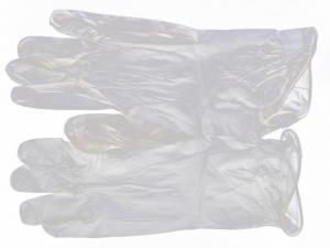 China Powder free, beaded cuff, latex free, ambidextrous disposable Vinyl Glove wholesale