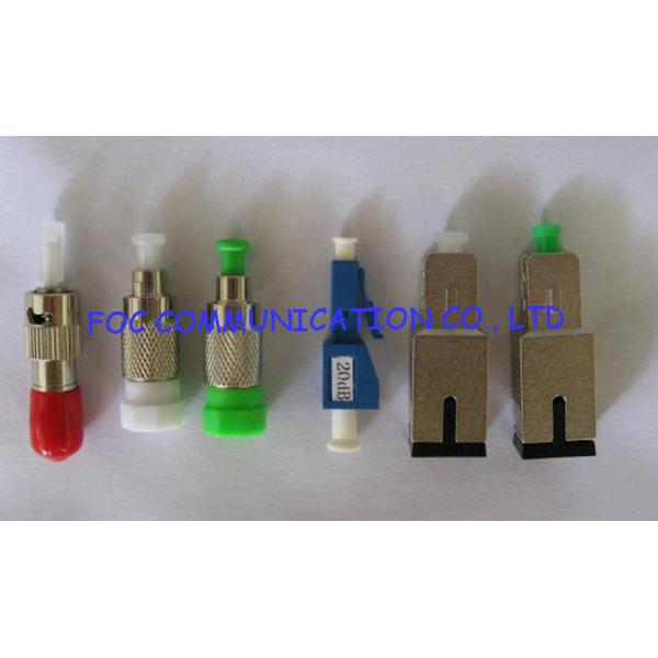 Singlemode Male To Female FC Attenuator 10db 3db 5db 7db Rohs / ISO Certificate