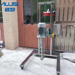 China 7.5kw Stainless Steel 316L Movable Electric Lifting Homogenizer For Paint Blending Machine wholesale