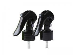China 24mm 24/410 Trigger Sprayer Pump Black Plastic Mini Spray Head wholesale