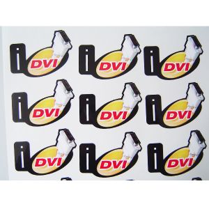 China Mobile Phone Custom Die Cut Labels Ultra Destructible Warranty RoHS on sale