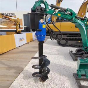 China APIE Hydraulic Earth Drill Auger Attachments For Excavators Skid Steers Mini Loaders on sale