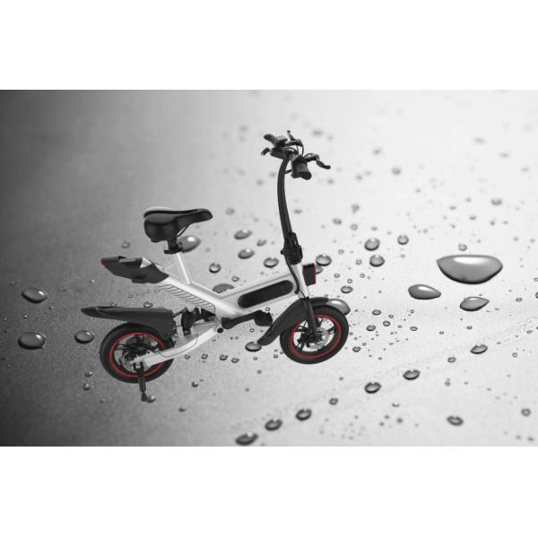 Durable Electric City Folding Bike Simple And Fashionable Design Eco - Friendly