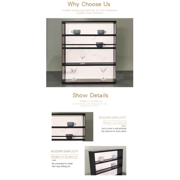 Light Panel Display Racks Aluminum Display Shelf