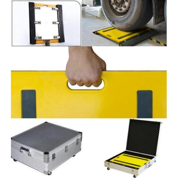 INPT-S001-B Aluminum-alloy Eavy Duty dynamic Portable Vehicle Scale IP66 15T 350 ohm Mobile Truck scale RS232