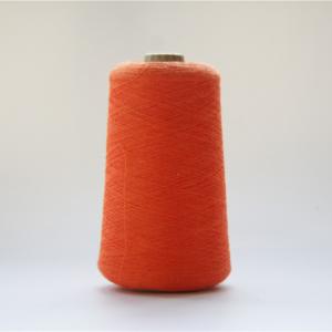China Forest Orange Meta Aramid Fiber Yarn Fire Resistance Ne35/2 wholesale