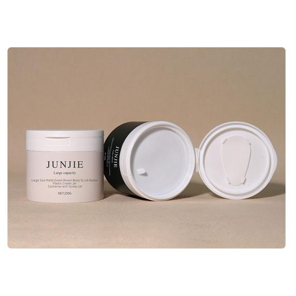 PP Refillable Cosmetic Container Luxury Cream Jar With Lid