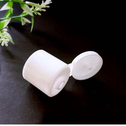 White Flip Top Lids Plastic Easy Open Natural Color Different Size For Pet Bottle
