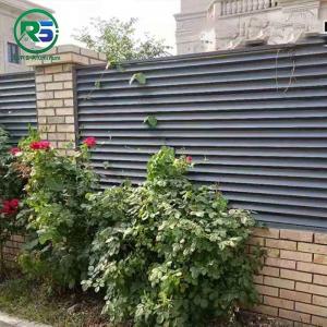 China Affordable Louver Yard Contemporary Aluminum Fence Ornamental Security Fence Screen wholesale