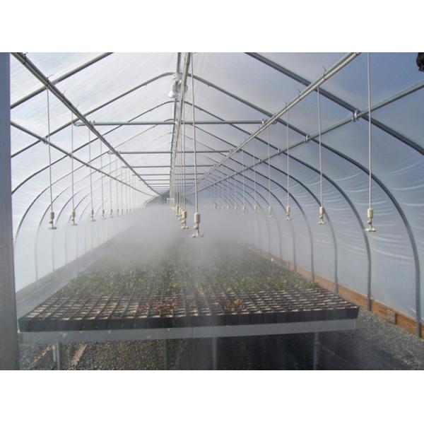 Single Span Greenhouse Simple Frame Poly Tunnel Film Greenhouse For Agricultural