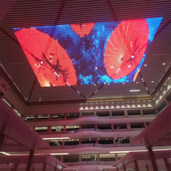 China SMD3535 P100 LED Mesh Display Outdoor IP67 Waterproof LED Grid Screen Light For Advertising wholesale