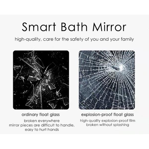 LED Full Length Bathroom Mirror 60x165cm IP44/IP66 Waterproof