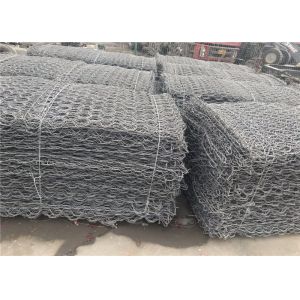 2*1*1m Retaining Wall 60*80mm Gabion Wire Mesh