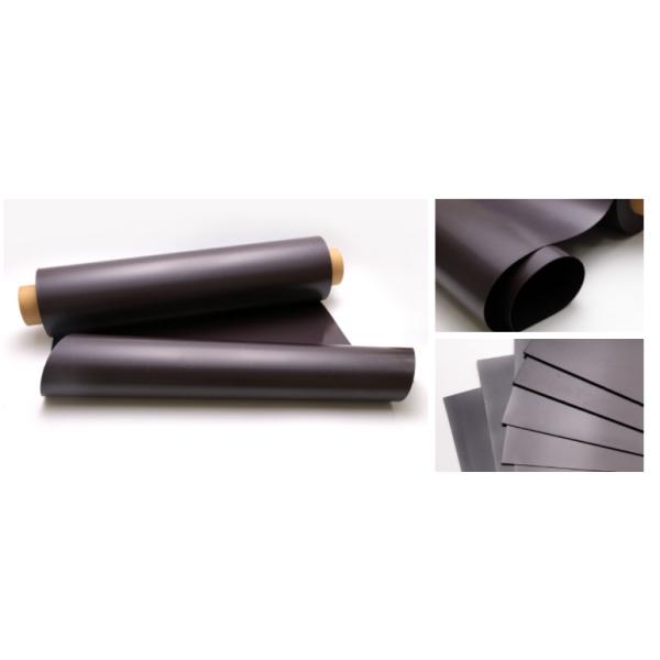 Die Cut Permanent Magnetic Vinyl Sheet , Heat Resistant Magnetic Rubber Sheet