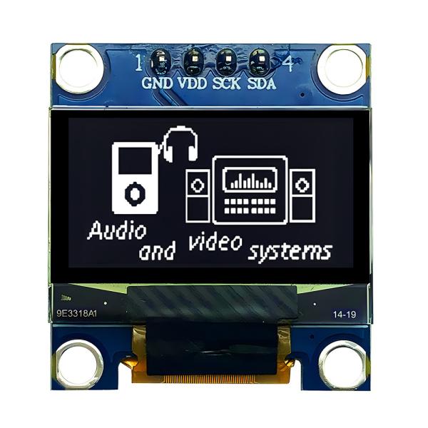 0.96 Inch OLED Display Board Module 12864 128X64 IIC I2C Driver 4 Pins For Raspberry Pi Arduino