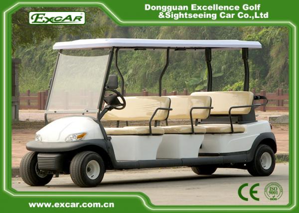 Quality Safety Electric Golf Buggy Cart With Trojan Acid Battery / Customized Logo for sale