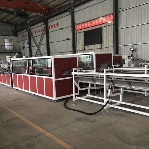 AC Motor Main Motor UPVC Window Profile Line with PVC WPC Raw Material