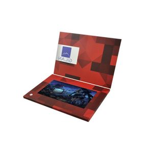 7 inch customized advertising LCD Video Mailer , video business brochure