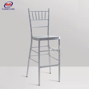 China Chiavari Back Bar Stool Chair Restaurant Metal High Back Bar Stools 250KG on sale