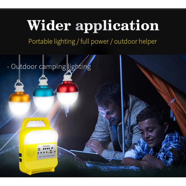 LED Solar Energy Lights 4/3 PCS Portable Radio Solar Light for Home/Outdoor Activities 2021 High Quality Bulbs
